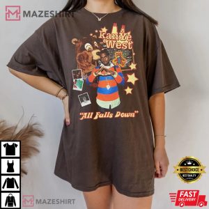 Vintage Kanye West College All Fall Downs T Shirt 3