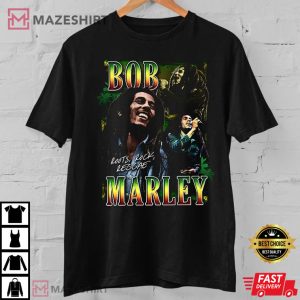 Bob Marley Roots Rock Reggae Homage Logo T Shirt 4