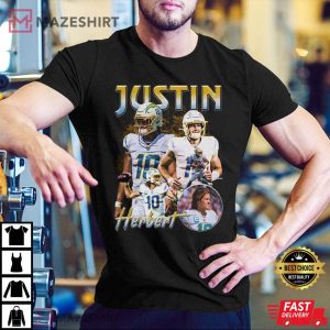 Justin Herbert LA Chargers Football T Shirt 4
