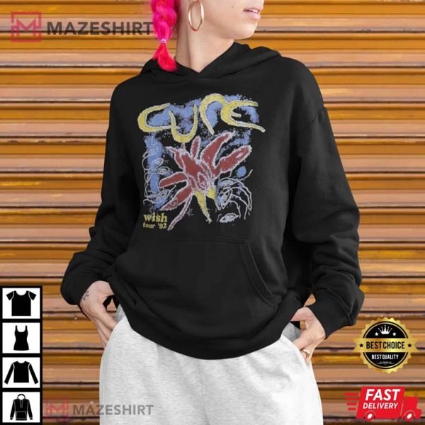 T-shirt Femme The Cure Reflexions – Vintage 90's, Fabriqué Aux USA, Coupe XL (42/44)