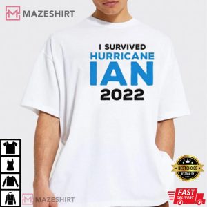 I Survived Hurricane Ian 2022 Hurricane Ian Pray For Florida T Shirt 2 1