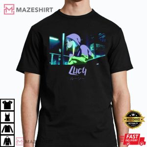 Lucy Anime Cyberpunk Edgerunner Cyberpunk 2077 T Shirt 1 Copy