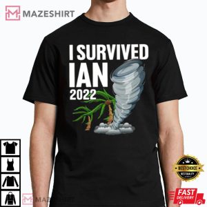I Survived Hurrican Ian Pray For Florida T Shirt