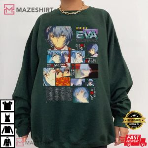 Neon Genesis Evangelion Japanese Magazine Cover shirt 2