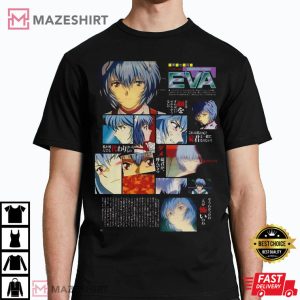 Neon Genesis Evangelion Japanese Magazine Cover Best T-Shirt