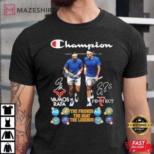 Roger Federer and Rafael Nadal Top