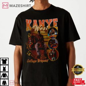 Kanye West College Dropout Graphic 90s Vintage Rap T shirt 2 Copy Copy