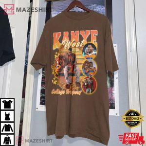 Kanye West College Dropout Graphic 90s Vintage Rap T shirt 4
