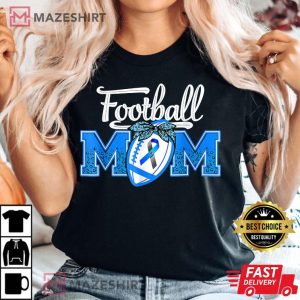Football Mom Type 1 Diabetes Awareness Ribbon Football Lover 3 1