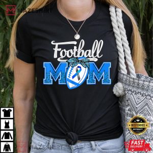 Football Mom Type 1 Diabetes Awareness Ribbon Football Lover 5 1