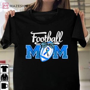 Football Mom Type 1 Diabetes Awareness Ribbon Football Lover 1