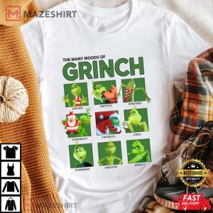 The Many Moods Of Grinch Christmas 1