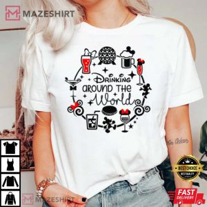 Epcot Vacation Shirt, Drinking Around The World T-Shirt