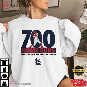 Albert Pujols Home Run Club St Louis Cardinals T Shirt 2