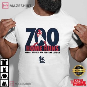 Albert Pujols Home Run Club St Louis Cardinals T Shirt 3