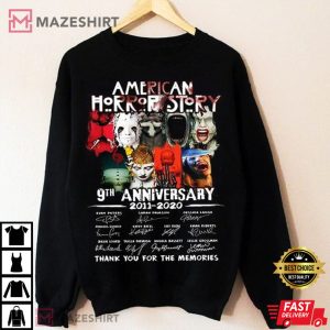 American Horror Story Fans 9th Anniversary 2022 T Shirt 3