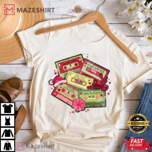 Music Cassette Tapes Christmas T-Shirt