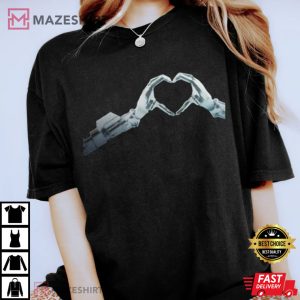 Teslabot TESLA AI Day Robot Heart T Shirt 4