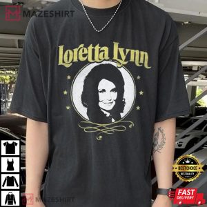 Loretta Lynn RIP Coal Miners Daughter Vintage Tour T Shirt 1