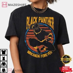 Retro Vintage Marvel Black Panther 2 Wakanda Forever T Shirt