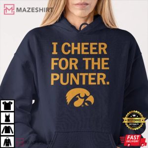 I Cheer For The Punter Iowa Punter Trending Unisex Football Merch T Shirt 1