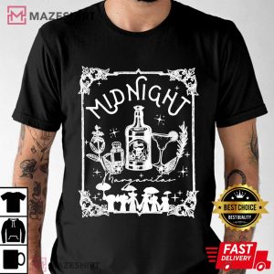 Midnight Margaritas Practical Magic Halloween Cocktails T Shirt 4