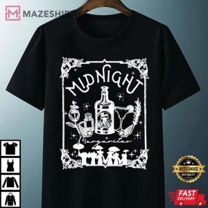 Midnight Margaritas Practical Magic Halloween Cocktails T Shirt 2