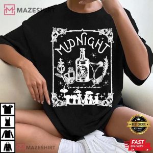 Midnight Margaritas Practical Magic Halloween Cocktails T Shirt 3