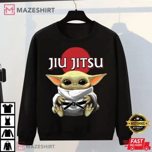 Star Wars Baby Yoda Jiu Jitsu Funny Movie Memes The Rise of Skywalker T Shirt 4