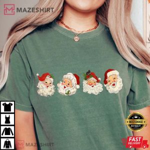 Comfort Color Santa Claus T Shirt 1