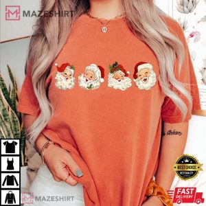 Comfort Color Santa Claus T Shirt 2