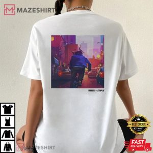 Kid Cudi Enter Galactic X Staple Bike Chase T-Shirt