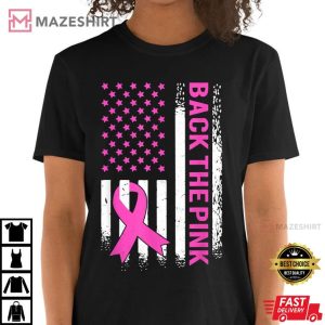 Back The Pink Breast Cancer Awareness Flag Toddler 4