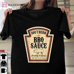 Funny BBQ Sauce Halloween T Shirt 1