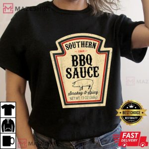 Funny BBQ Sauce Halloween T Shirt 3