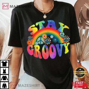 PEACE SIGN LOVE 60s 70s Tie Dye Hippie Halloween T Shirt 3