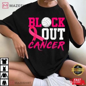Breast Cancer Awareness Block Out Cancer T Shirt 4