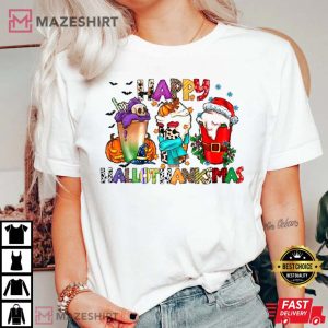 Happy Hallothanksmas T Shirt 1