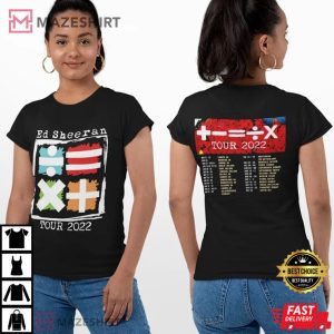 Ed Sheeran World Tour 2022 Merch T Shirt 2