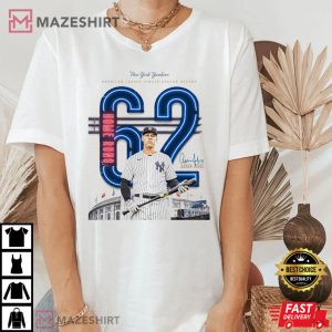 Aaron Judge 62 Home Runs T-Shirt