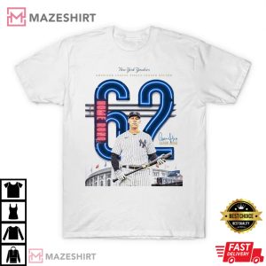 Aaron Judge 62 Home Runs T-Shirt