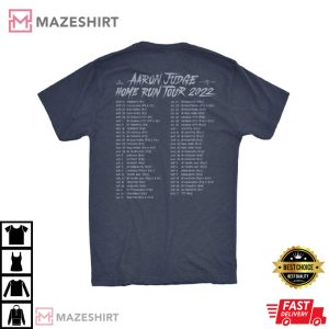 Aaron Judge Home Runs Tour 2022 T-Shirt