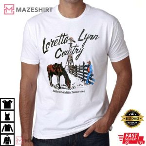 Loretta Lynn RIP Western Country Music 90s T Shirt 1