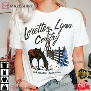 Loretta Lynn RIP Western Country Music 90s T Shirt 4