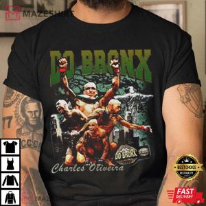 Charles Oliveira Do Bronx 90s Style Boxing T-Shirt