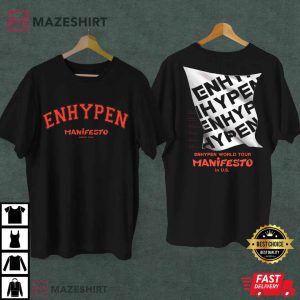 ENHYPEN Manifesto World Tour 2022 Merch Kpop T-Shirt