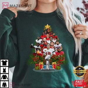 Football Christmas Tree 2022 Tom Brady T-Shirt