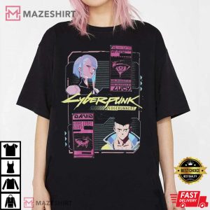 Cyberpunk Edgerunners DAVID LUCY T Shirt 2