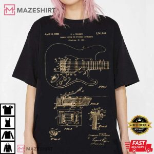 Patent Guitar T Shirt 4