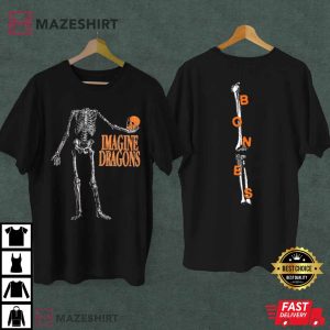 Imagine Dragons Hallween Bones T Shirt 3